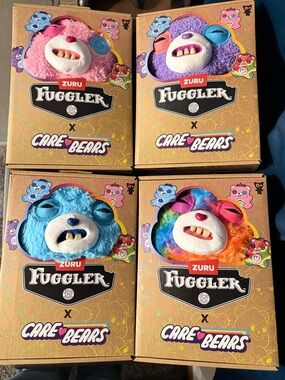 fuggler care bear collectible set